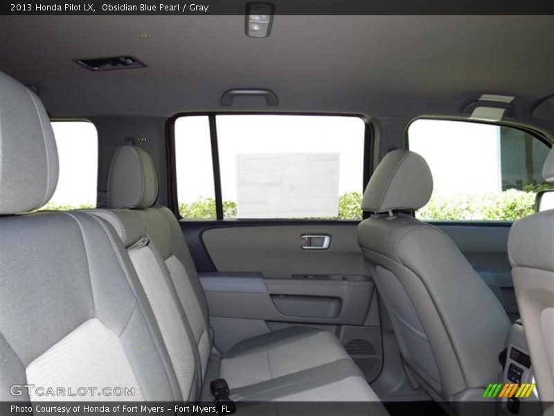 Obsidian Blue Pearl / Gray 2013 Honda Pilot LX