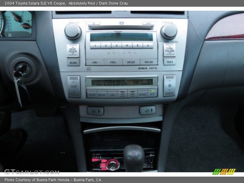 Absolutely Red / Dark Stone Gray 2004 Toyota Solara SLE V6 Coupe