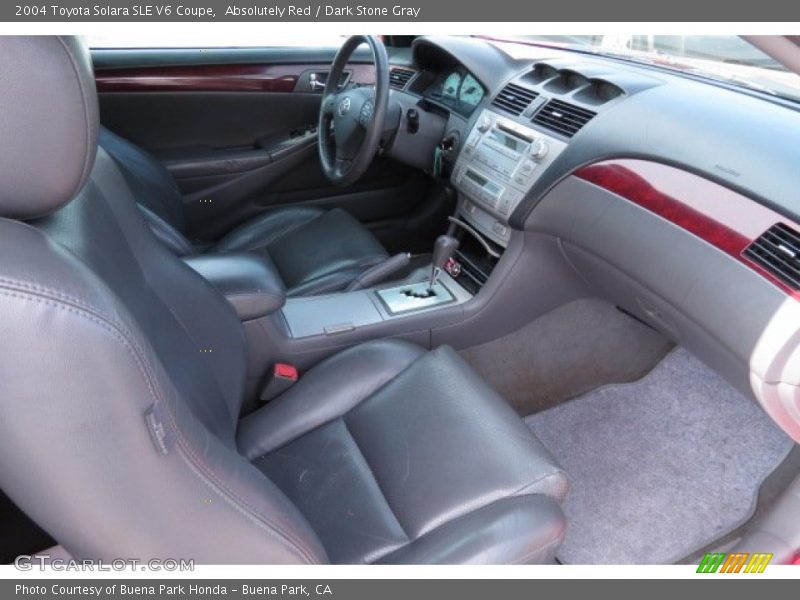 Absolutely Red / Dark Stone Gray 2004 Toyota Solara SLE V6 Coupe