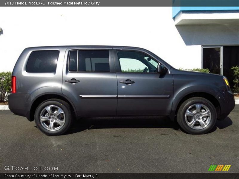 Polished Metal Metallic / Gray 2013 Honda Pilot EX-L