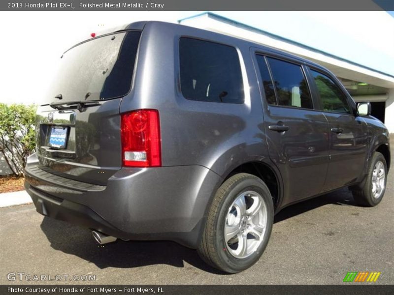 Polished Metal Metallic / Gray 2013 Honda Pilot EX-L
