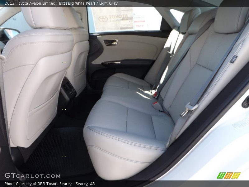 Blizzard White Pearl / Light Gray 2013 Toyota Avalon Limited