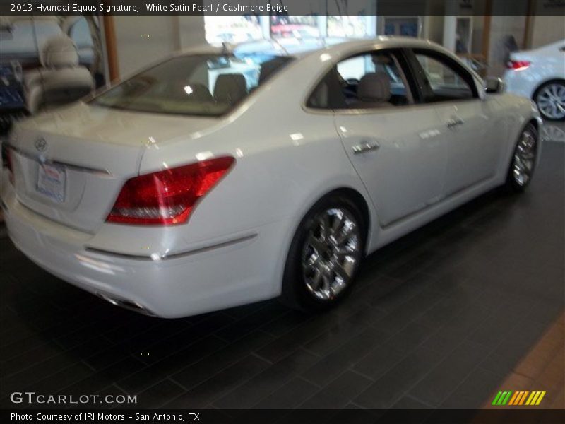White Satin Pearl / Cashmere Beige 2013 Hyundai Equus Signature