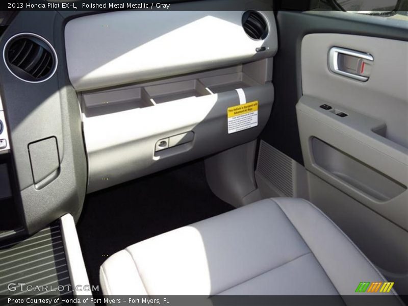Polished Metal Metallic / Gray 2013 Honda Pilot EX-L