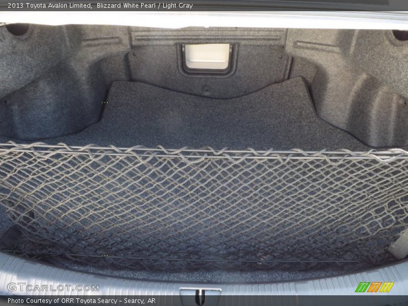 Blizzard White Pearl / Light Gray 2013 Toyota Avalon Limited