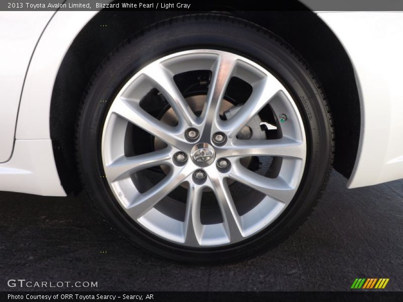 Blizzard White Pearl / Light Gray 2013 Toyota Avalon Limited