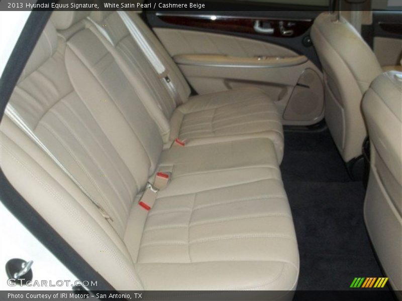 White Satin Pearl / Cashmere Beige 2013 Hyundai Equus Signature