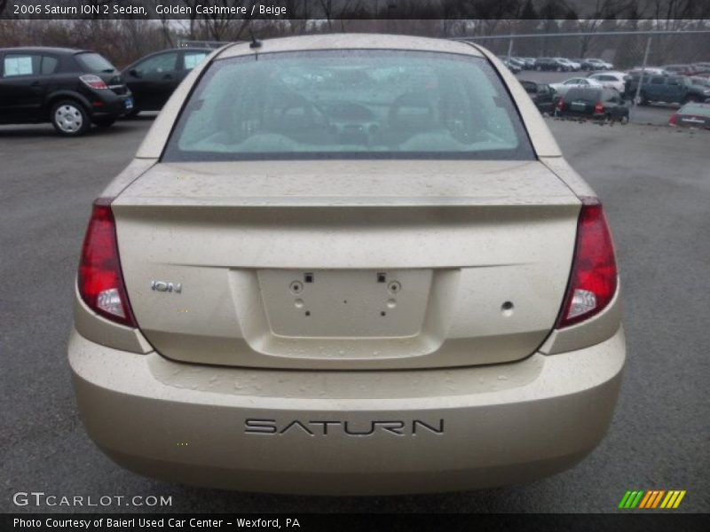 Golden Cashmere / Beige 2006 Saturn ION 2 Sedan