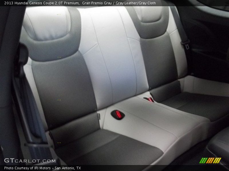Rear Seat of 2013 Genesis Coupe 2.0T Premium