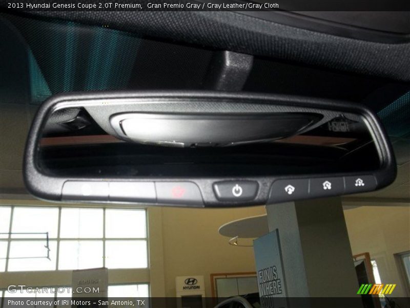 Gran Premio Gray / Gray Leather/Gray Cloth 2013 Hyundai Genesis Coupe 2.0T Premium