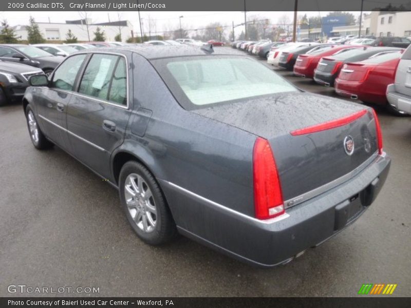 Gray Flannel / Light Linen/Cocoa 2009 Cadillac DTS