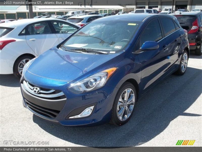 Atlantic Blue / Beige 2013 Hyundai Elantra GT