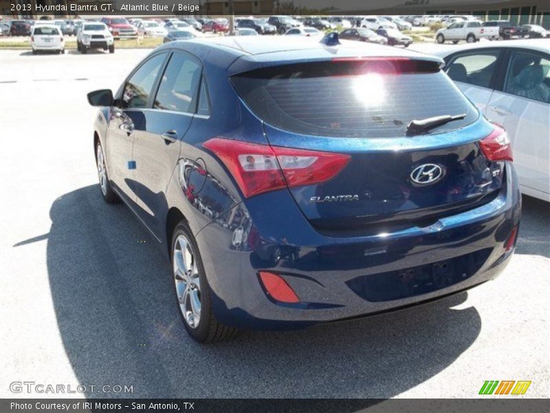 Atlantic Blue / Beige 2013 Hyundai Elantra GT