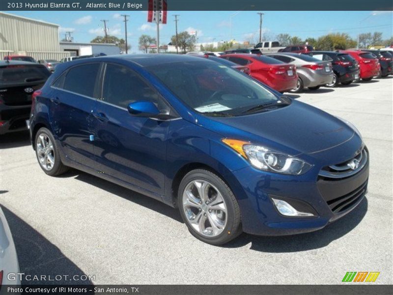 Atlantic Blue / Beige 2013 Hyundai Elantra GT