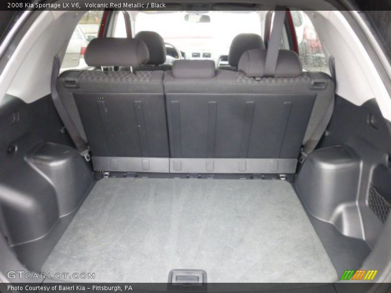 Volcanic Red Metallic / Black 2008 Kia Sportage LX V6