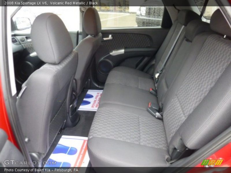 Volcanic Red Metallic / Black 2008 Kia Sportage LX V6