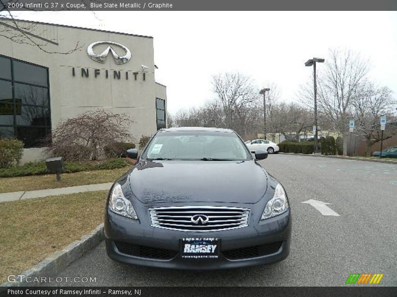 Blue Slate Metallic / Graphite 2009 Infiniti G 37 x Coupe