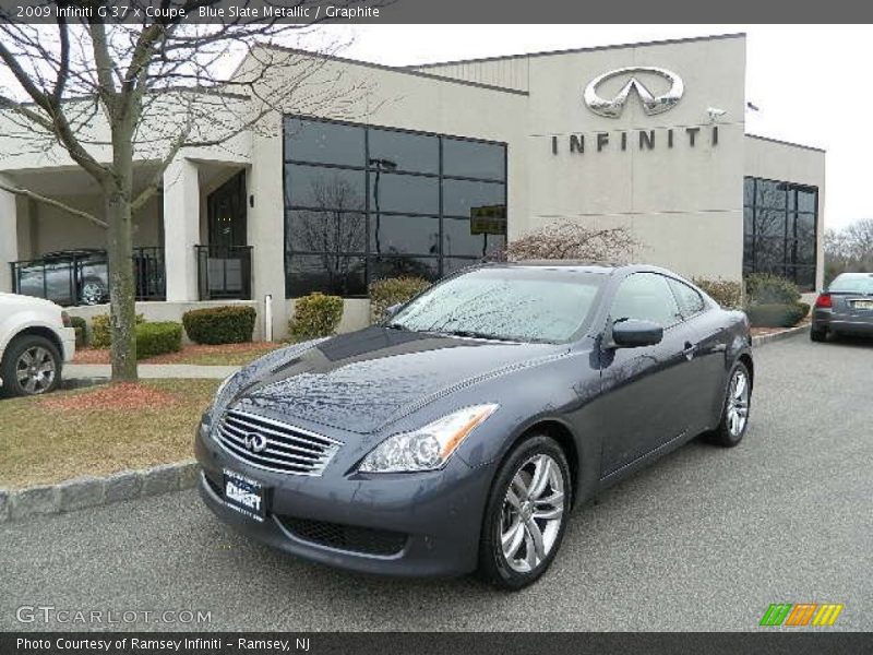 Blue Slate Metallic / Graphite 2009 Infiniti G 37 x Coupe