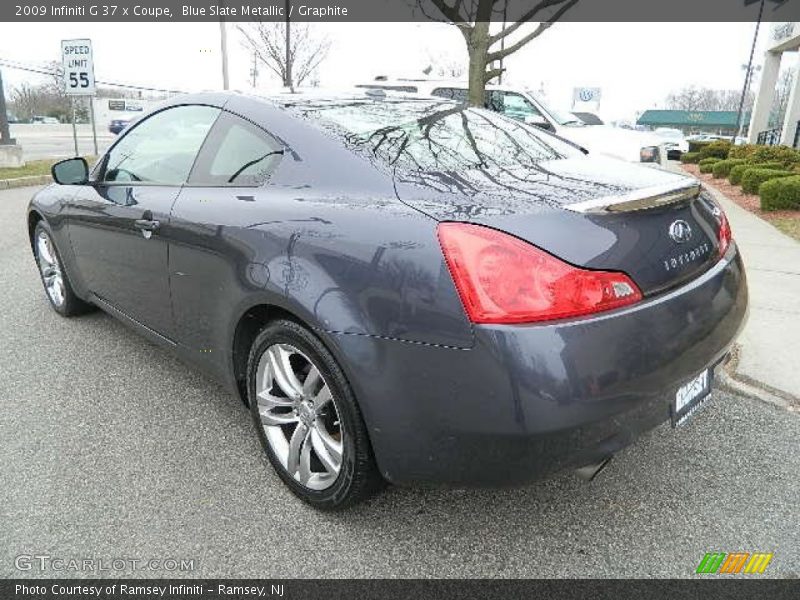Blue Slate Metallic / Graphite 2009 Infiniti G 37 x Coupe