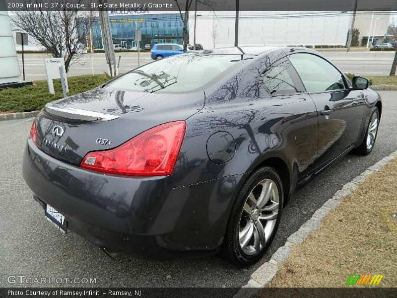 Blue Slate Metallic / Graphite 2009 Infiniti G 37 x Coupe