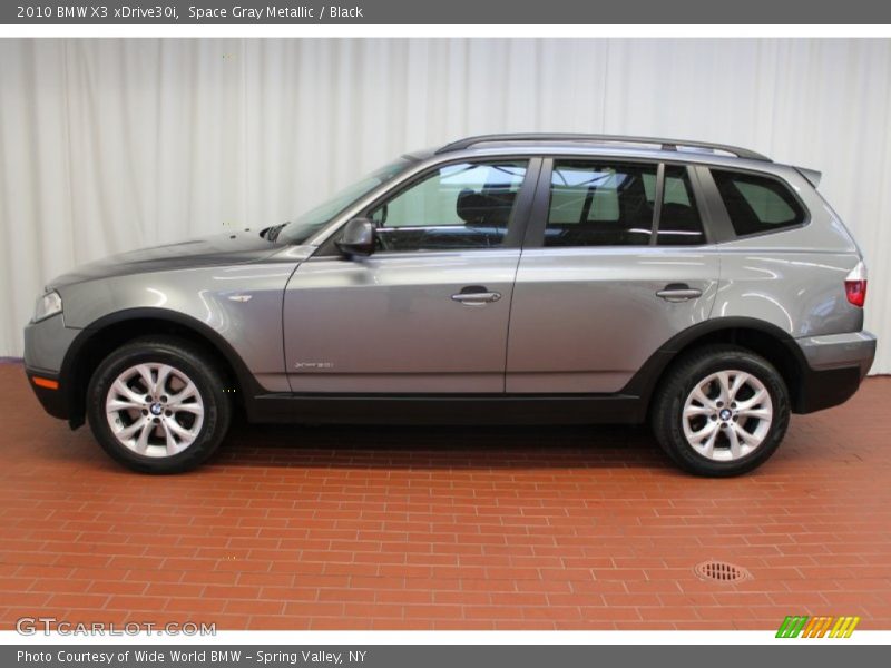 Space Gray Metallic / Black 2010 BMW X3 xDrive30i