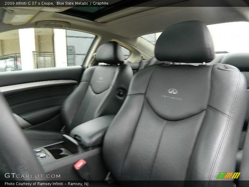 Blue Slate Metallic / Graphite 2009 Infiniti G 37 x Coupe