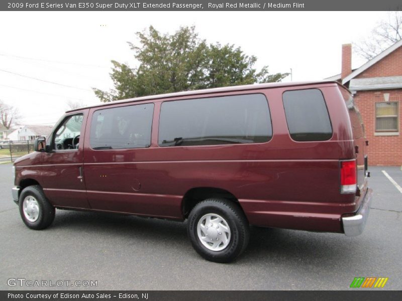  2009 E Series Van E350 Super Duty XLT Extended Passenger Royal Red Metallic