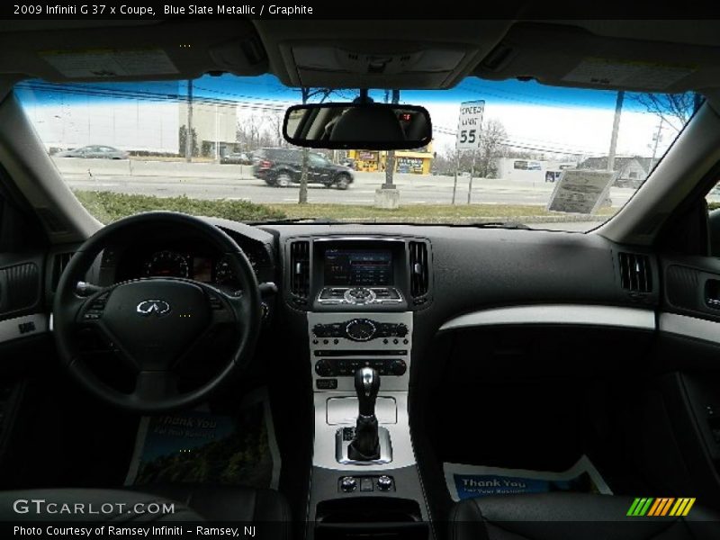 Blue Slate Metallic / Graphite 2009 Infiniti G 37 x Coupe