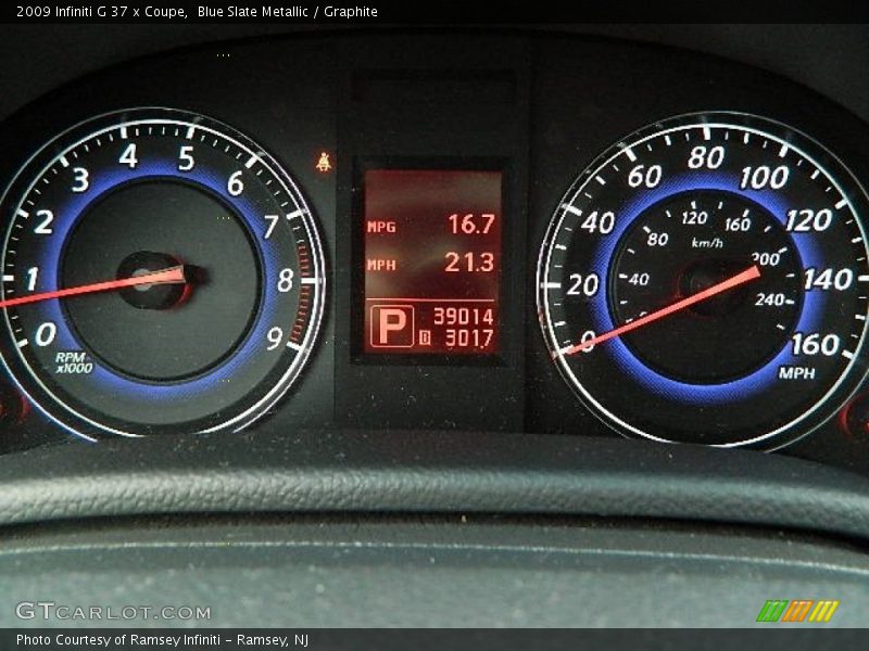  2009 G 37 x Coupe 37 x Coupe Gauges