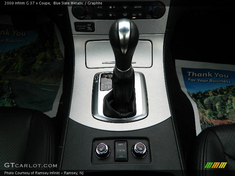  2009 G 37 x Coupe 7 Speed ASC Automatic Shifter