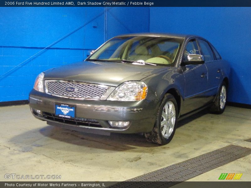 Dark Shadow Grey Metallic / Pebble Beige 2006 Ford Five Hundred Limited AWD