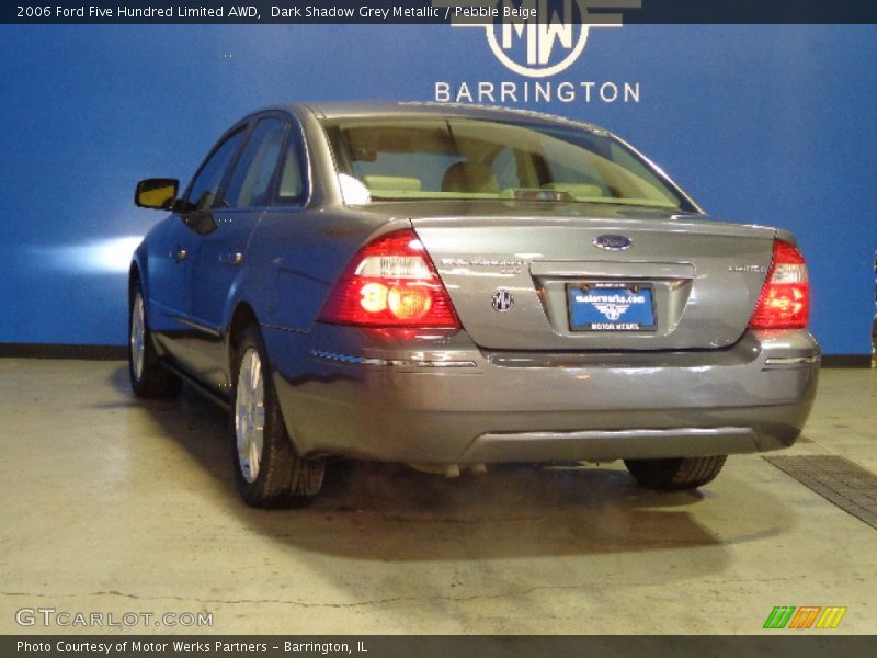 Dark Shadow Grey Metallic / Pebble Beige 2006 Ford Five Hundred Limited AWD
