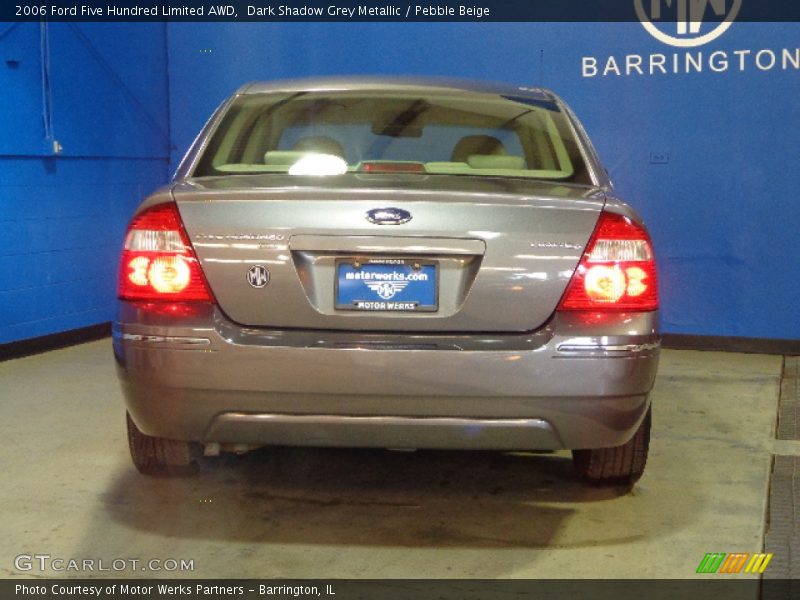 Dark Shadow Grey Metallic / Pebble Beige 2006 Ford Five Hundred Limited AWD