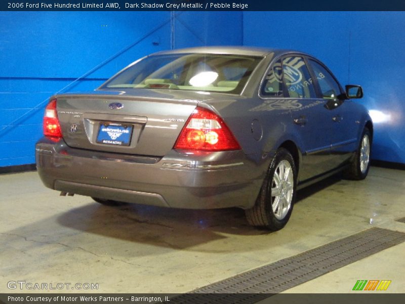 Dark Shadow Grey Metallic / Pebble Beige 2006 Ford Five Hundred Limited AWD