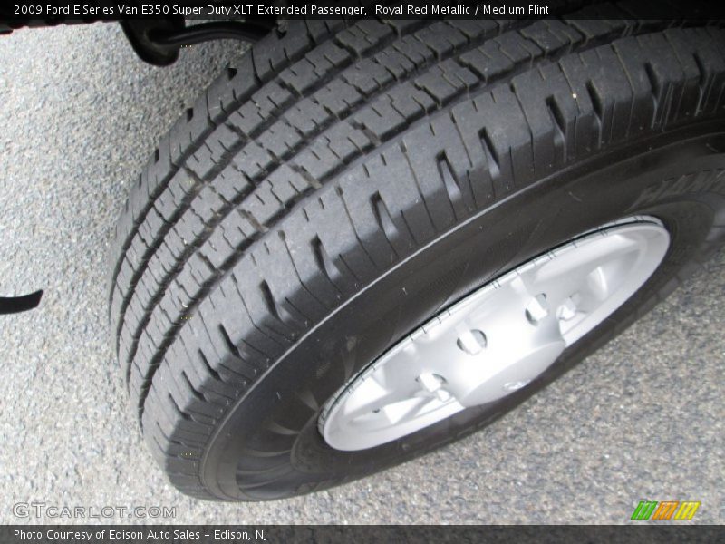 Royal Red Metallic / Medium Flint 2009 Ford E Series Van E350 Super Duty XLT Extended Passenger