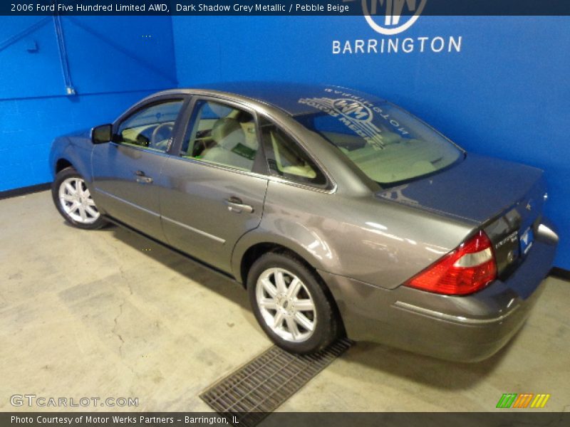 Dark Shadow Grey Metallic / Pebble Beige 2006 Ford Five Hundred Limited AWD