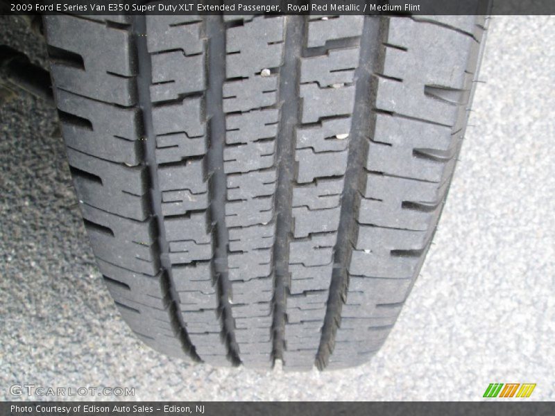 Royal Red Metallic / Medium Flint 2009 Ford E Series Van E350 Super Duty XLT Extended Passenger