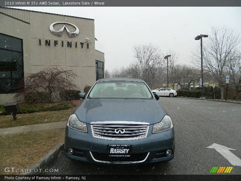Lakeshore Slate / Wheat 2010 Infiniti M 35x AWD Sedan