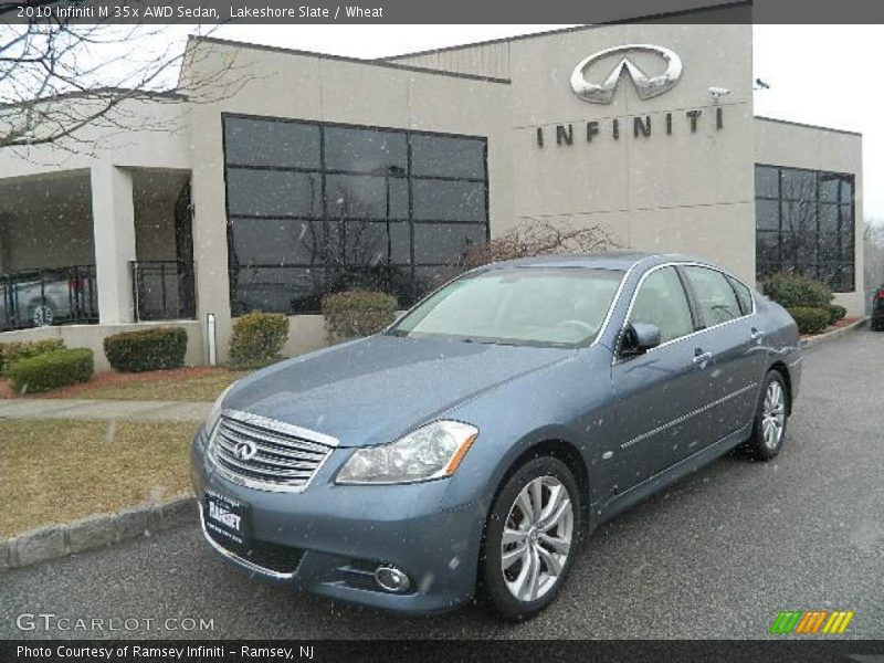 Lakeshore Slate / Wheat 2010 Infiniti M 35x AWD Sedan