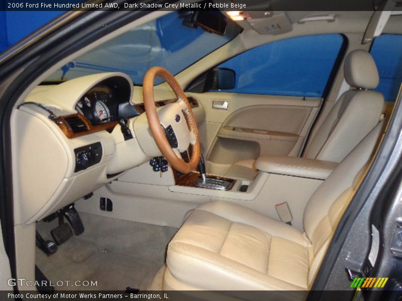 Dark Shadow Grey Metallic / Pebble Beige 2006 Ford Five Hundred Limited AWD