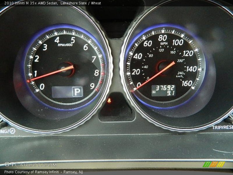 Lakeshore Slate / Wheat 2010 Infiniti M 35x AWD Sedan
