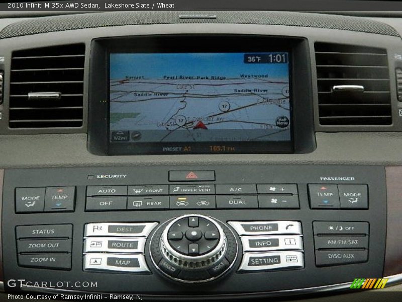 Navigation of 2010 M 35x AWD Sedan