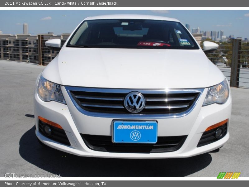 Candy White / Cornsilk Beige/Black 2011 Volkswagen CC Lux