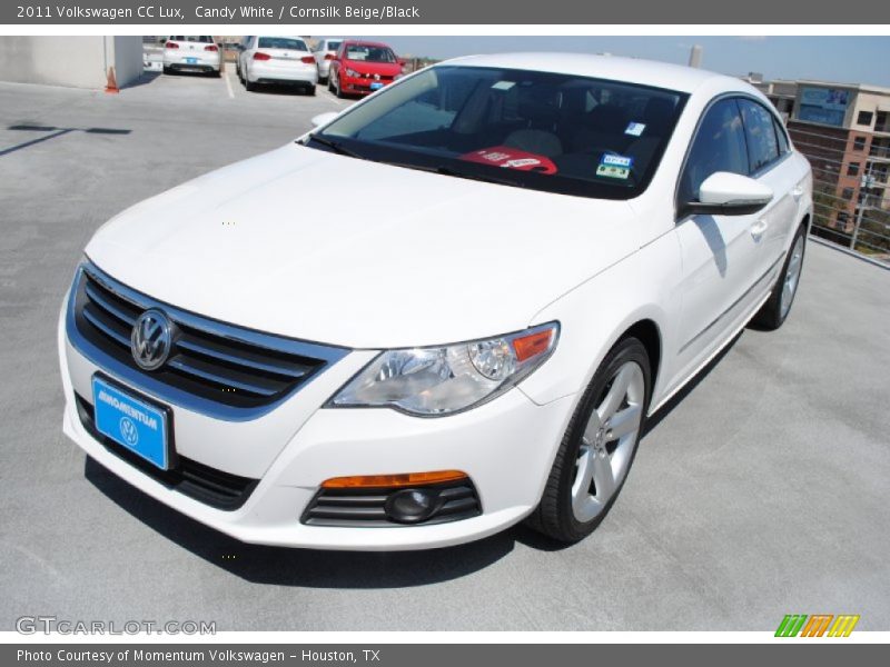 Candy White / Cornsilk Beige/Black 2011 Volkswagen CC Lux