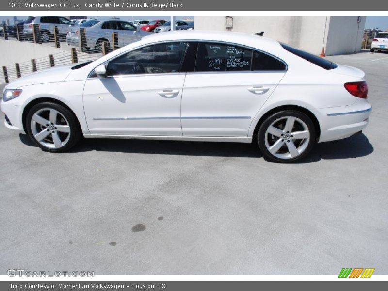 Candy White / Cornsilk Beige/Black 2011 Volkswagen CC Lux