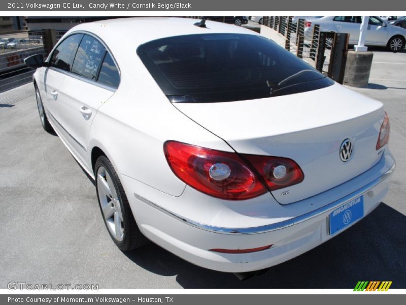 Candy White / Cornsilk Beige/Black 2011 Volkswagen CC Lux