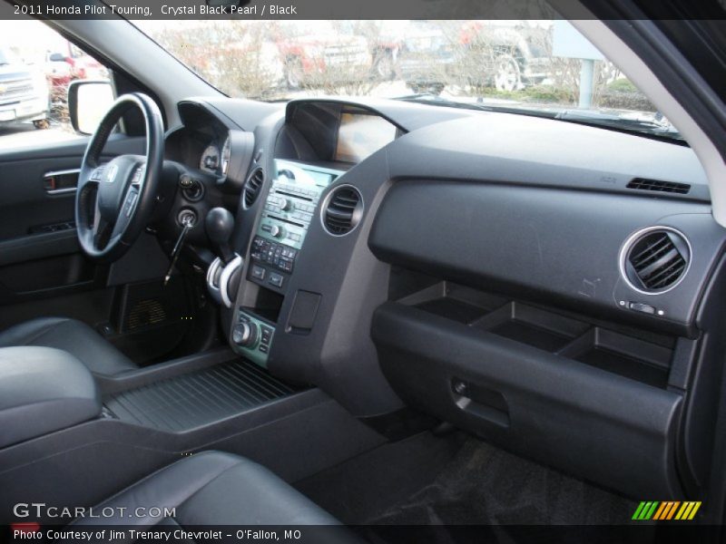 Crystal Black Pearl / Black 2011 Honda Pilot Touring