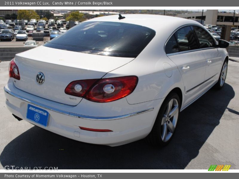Candy White / Cornsilk Beige/Black 2011 Volkswagen CC Lux