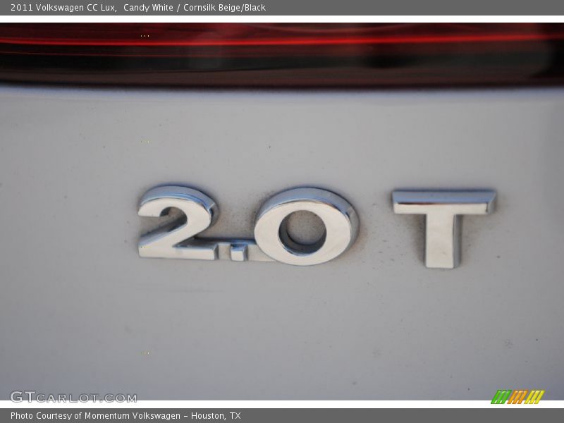 Candy White / Cornsilk Beige/Black 2011 Volkswagen CC Lux