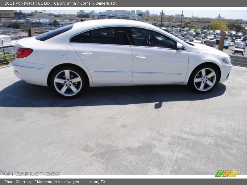 Candy White / Cornsilk Beige/Black 2011 Volkswagen CC Lux